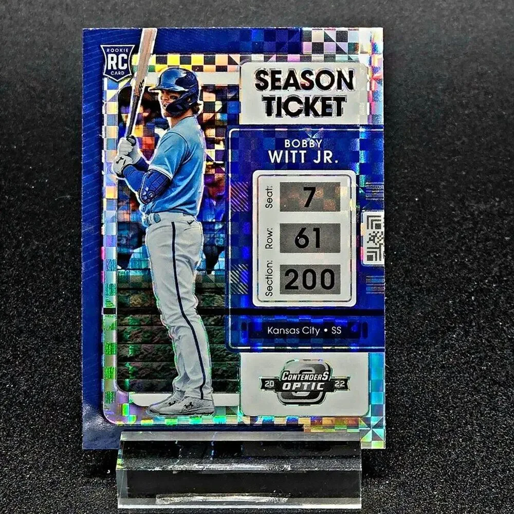 2022 Bobby Witt Jr. RC Building Blocks Optic Contenders Kansas City Royals